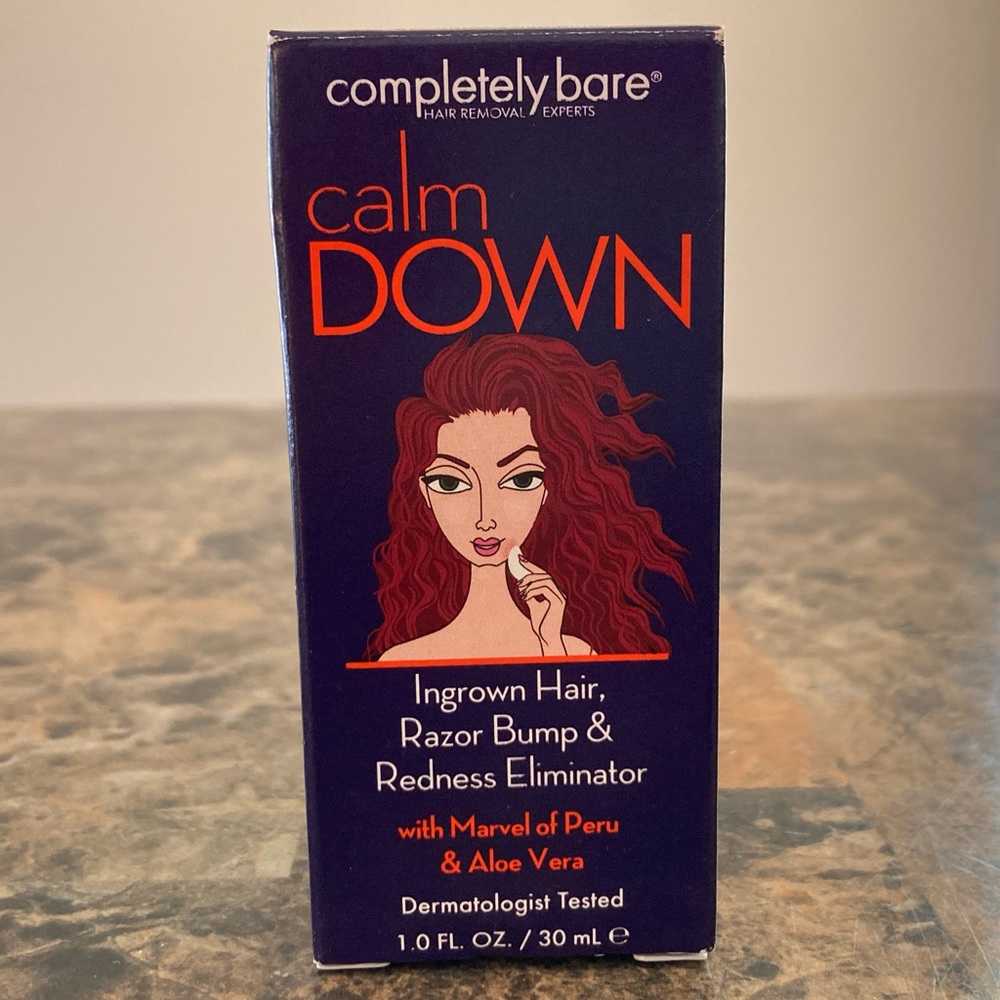 Completely Bare Calm Down Ingrown Hair, Razor Bump & Redness Eliminator
